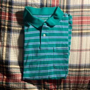 Green Collared Shirt